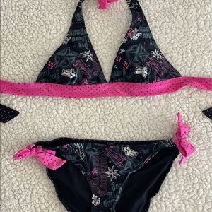 Fox Racing REVERSIBLE Bikini. Top S. Bottom M.
